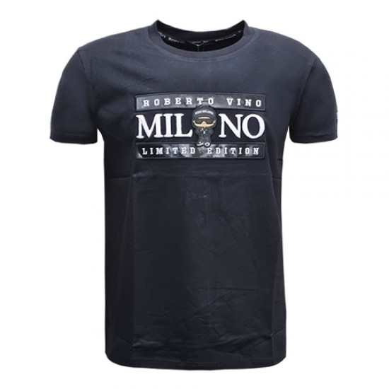 Мъжка Тениска Milano черна 6585